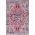 SAFAVIEH Serapi Collection SEP518J Light Blue / Red Rug