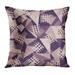ECCOT Colorful Acute Abstract Urban Pattern Purple Color Geometric for Girls and Boy Original Bright Chaos Dots Pillowcase Pillow Cover Cushion Case 18x18 inch