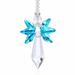 Crystal Decoration for Car Rainbow Angel Crystal Suncatcher Colorful Beaded Pendant Hanging Ornaments for Car Home