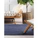 Agro Richer Jute Blue Dye Rectangle Jute Area Rugs for Living Carpet for Kitchen Outdoor & Indoor Kitchen Hallway Rug & Carpet(10x13 Feet)