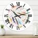 Designart 1 in Quartz Traditional Wall Clock