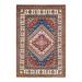 Hand-Knotted Wool Tribal Traditional Blue Area Rug 5 9 x 8 10