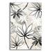 Epic Art Monochrome Flowers I by Flora Kouta Acrylic Glass Wall Art 16 x24