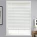 MOOD Custom Faux Wood Blinds | 62 Inch Blinds for Windows | 62 Inches Wide x 74 Inch Tall | 2 Inch Cordless Blackout Venetian Shade for Interior Windows and Doors | Luxe White | 62 W x 74 H