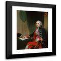 Gilbert Stuart 12x14 Black Modern Framed Museum Art Print Titled - Josef De Jaudenes Y Nebot (1794)