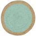 SAFAVIEH Natural Fiber NF801A Aqua / Natural Rug