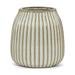 Set of 1 Small Stripe Rib Vase