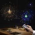 TUTUnaumb 2022 Winter Waterproof Light LED Hanging Starburst Bouquet Shape Lights Ornament-A