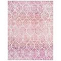 SAFAVIEH Madison Leighton Geometric Area Rug Cream/Fuchsia 10 x 14