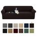 Sanmadrola Couch Cover Water Resistant Stretch Sofa Slipcover Jacquard Furniture Protector for Kids Pets Dog Cat Coffee Oversized Sofa