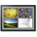 ArtToFrames Collage Photo Picture Frame with 4 - 8x12 Openings Framed in Black with Silverpine and Black Mats (CDM-3926-3)