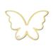 iOPQO Wall stickers Nordic Wood Acrylic Mirror Cartoon Wall Camera Props Kids Room Wall Decoration H Mirror Stick Mirror Silver Butterfly H