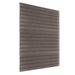 Smrinog Self-Adhesive Pleated Blinds Half Blackout Window Curtain Coffee (90x180cm)