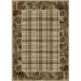 Mayberry Rugs American Destination Lodge Pinecone Area Rug Multi 5 3 x7 3 5 x 8
