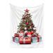 JeashCHAT Christmas Decorations Indoor Christmas Ornaments Christmas Tree Tapestry Green Tree Decorative Wall Hanging Home Decor Decoration