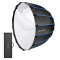 ART DNA Deep Parabolic Softbox Bowens Mount 36 inches/90cm Quick Set-Up Hexadecagon Portable Collapsible Softbox with 2 Layers Diffuser for Studio Light Speedlite Flash Photography Lighting