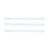 NUOLUX Tension Rods Curtain Rod Spring Windowshowercurtains Rust Drilling Extension Closet Accessories