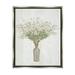 Stupell Industries Delicate Cottage Wildflowers Bouquet Weathered Grainy Pattern Graphic Art Luster Gray Floating Framed Canvas Print Wall Art Design by Ziwei Li