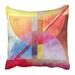 WOPOP Fine Watercolor Abstract Colorful with Fantastic Color Painting Aged Blur Bright Brightness Brush Pillowcase Pillow Cover 20x20 inches