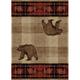 Mayberry Rug AD9580 8X10 7 ft. 10 in. x 9 ft. 10 in. American Destination Rocky Point Area Rug Antique