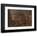 Anonymous 18x14 Black Modern Framed Museum Art Print Titled - Moving Day (In Little Old New York) (ca. 1827)