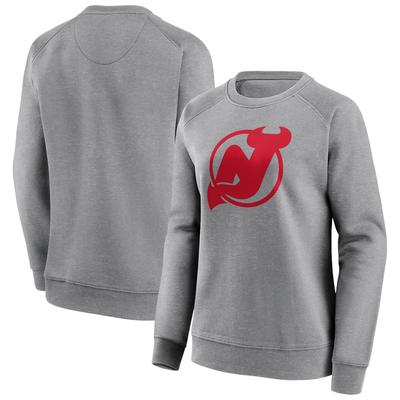 New Jersey Devils Fanatics Branded Mono Logo Graphic Crew Sweatshirt – Damen Image