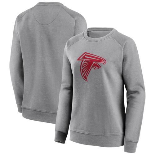 Atlanta Falcons Mono Logo Graphic Crew Sweatshirt - Womens