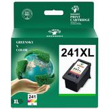 241XL Color Ink Cartridges Replacement for Canon CL 241 Ink Use with Pixma MG3620 MG3600 MG3120 TS5120 TS5100 MG4220 MG3520 MG2120 MX452 MX472 MX512 (1 Pack)