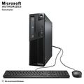 Lenovo ThinkCentre M73 SFF Desktop PC Intel Core I3-4130 3.4Ghz 16G DDR3 256G SSD+1T HDD VGA DP WiFi Bluetooth Mouse and Keyboard DVDRW Windows 10 Pro 64 Bit Used Grade A