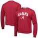 Men's League Collegiate Wear Crimson Alabama Tide 1965 Arch Essential Lightweight Pullover Sweatshirt