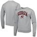 Men's League Collegiate Wear Gray Georgia Bulldogs 1965 Arch Essential Lightweight Pullover Sweatshirt