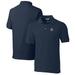 Men's Cutter & Buck Navy Georgetown Hoyas Advantage Tri-Blend DryTec Pique Polo