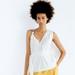 Zara Tops | New Shoulder Appliqu Top!Zara | Color: White | Size: M