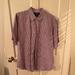 Ralph Lauren Shirts | Mens Ralph Lauren Linen Purple And White Button Down Shirt Size Xl | Color: Purple/White | Size: Xl