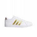 Adidas Shoes | Adidas Baseline White Casual Sneakers Cg5844 | Color: Gold/White | Size: Various