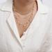 Free People Jewelry | 5 Tier Gold Plated Layered Necklace | Color: Gold | Size: Os