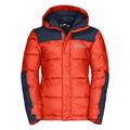 Daunenjacke JACK WOLFSKIN "MOUNT COOK JACKET KIDS" Gr. 128, orange (dunkelorange) Kinder Jacken Daunenjacke Steppjacke Winterjacken