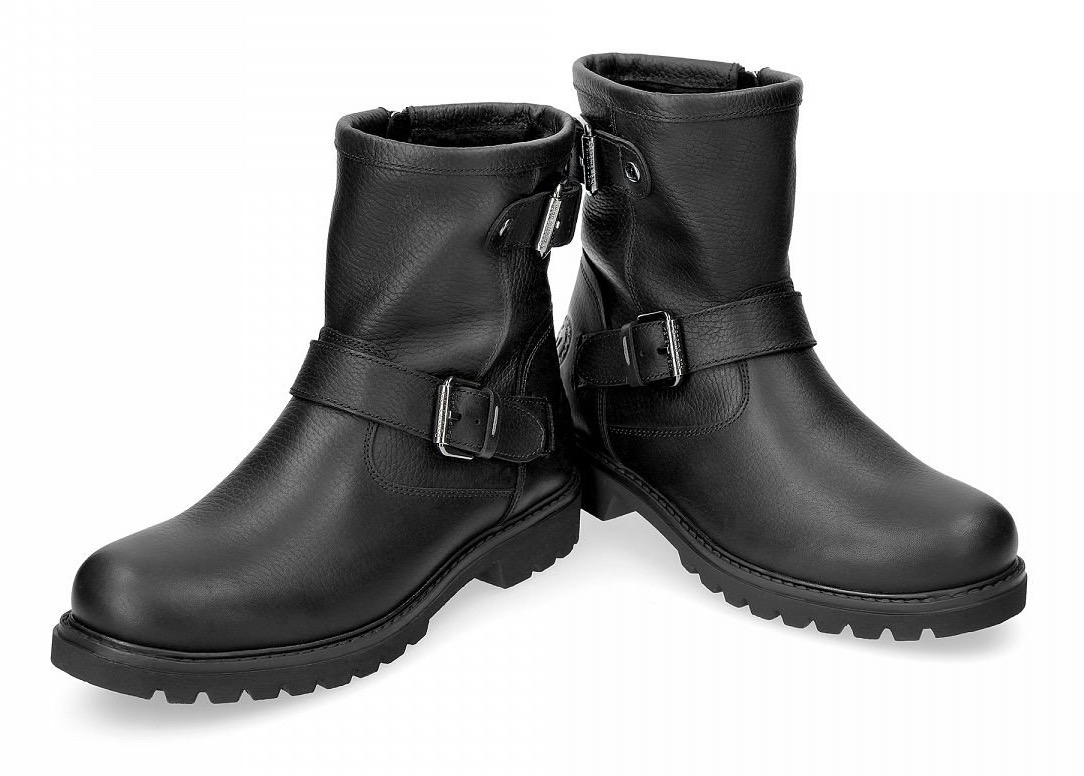 Winterboots PANAMA JACK, Damen, Gr. 37, schwarz, Nappaleder, Schuhe Winterboots, Stiefelette, Warmfutter, mit Logoprägung an der Ferse