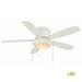Hampton Bay Roanoke 48 in. LED Indoor/Outdoor Matte White Ceiling Fan - New