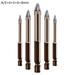 Drill Bit W/ 4 Cutting Edge Point Spear Head Carbide Cutter For Ceramics Granite Tiles Stone Wood Plastic concrete Hole Drill