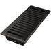 Imperial RG3478 Cast Iron Montezuma Decorative Floor Register 4 x 12-Inch Matte Black