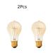 Sufanic 2Pcs 40W A19 Vintage Industrial Retro Edison Filament Light Bulb E27 220V Home Decor