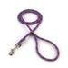 3/8 Purple w/ Red & Neon Green Tracer Rope Leash