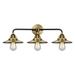 Innovations Lighting Bruno Marashlian Railroad 26 Inch 3 Light Bath Vanity Light - 288-3W-PN-M6-BK