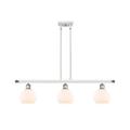 Innovations Lighting Bruno Marashlian Athens 36 Inch 3 Light Linear Suspension Light - 516-3I-BK-G124-6-LED