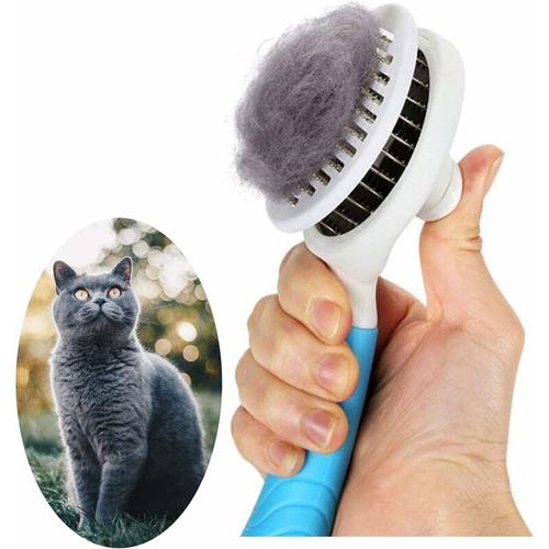 Katzenbürste Selbstreinigende Zupfbürste Entfernt Unterwolle Hundebürste Hundebürste Für kurzes bis