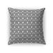 TRANSLUCENT FLOWER MULTI GREY Accent Pillow By Kavka Designs