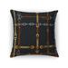 BRIDAL & BITS PLAID CHARCOAL Accent Pillow By Kavka Designs
