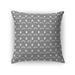 TRANSLUCENT FLOWER MULTI GREY Accent Pillow By Kavka Designs