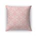 BUNNY HOP PATTERN PINK Accent Pillow By Kavka Designs